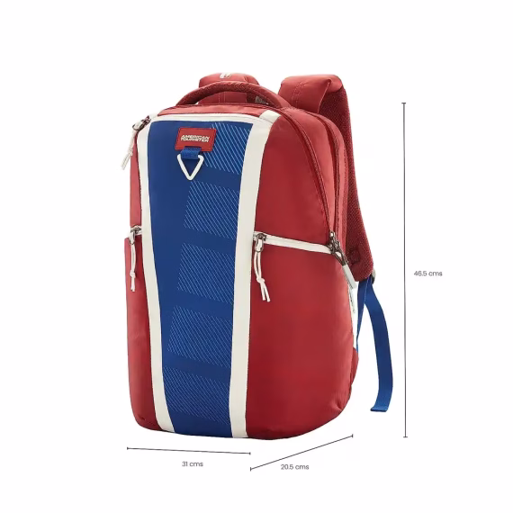 American Tourister HERD 2.0 Backpacks in Red/Blue