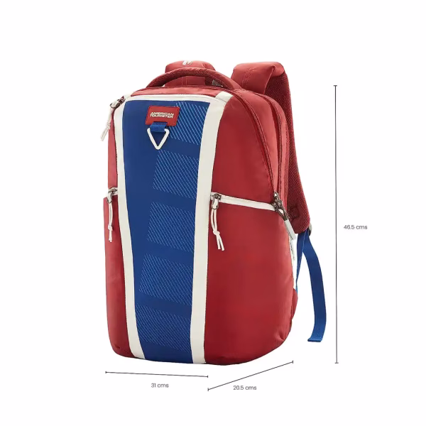 American Tourister HERD 2.0 Backpacks in Red/Blue