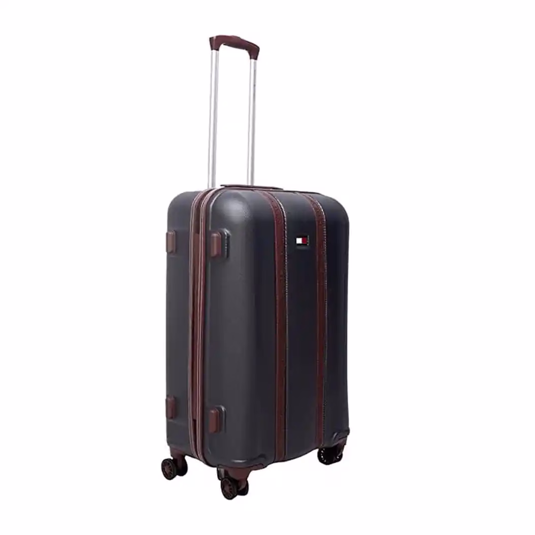 Buy Grey Graphite Hard Trolley (Large 78.5 cm) Online by Tommy Hilfiger Graphite - Baginnov tommy hilfiger graphite