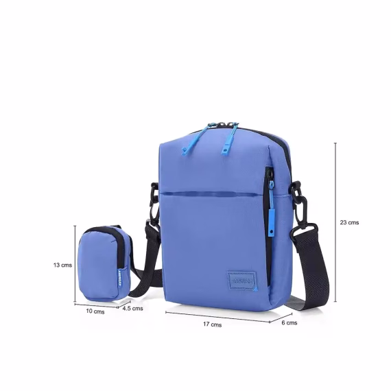 American Tourister ORBIT RIGEL Sling Bag in Light Blue