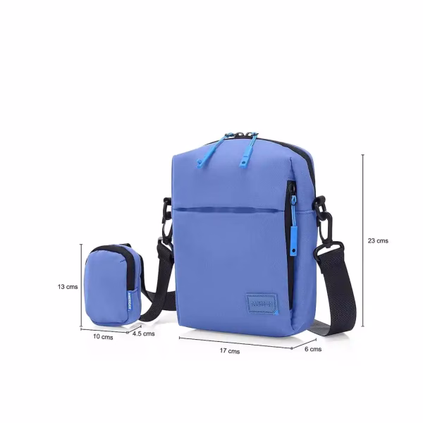 American Tourister ORBIT RIGEL Sling Bag in Light Blue