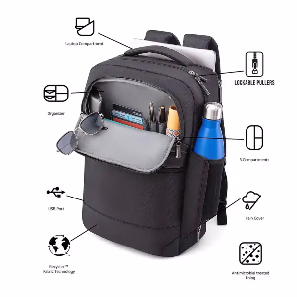 American Tourister RUBIO Backpacks in Black