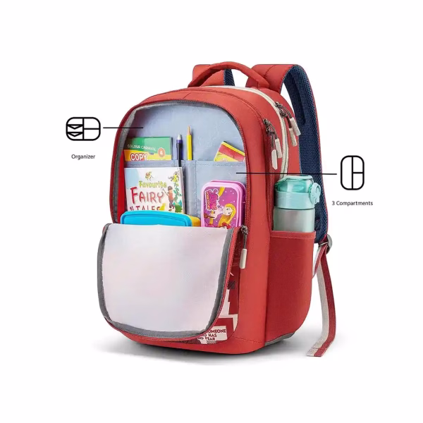 American Tourister QUAD PLUS Backpacks in Dark Red