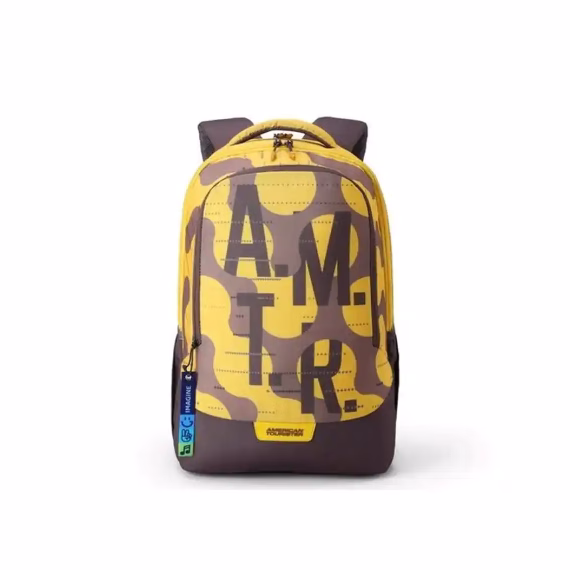 American Tourister SEST 4.0 XL BP03 Backpacks in Yellow/Brown