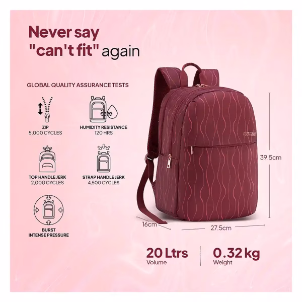 American Tourister AMT BELLA 4.0 Backpacks in Pink