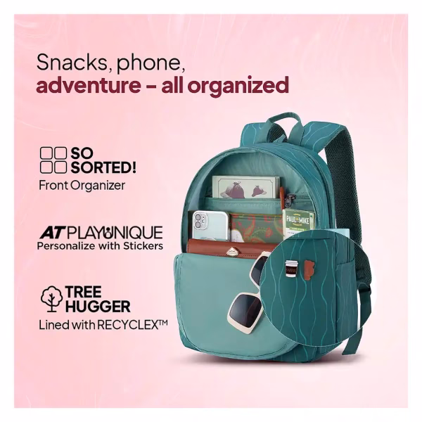 American Tourister Bella Backpacks in Olive