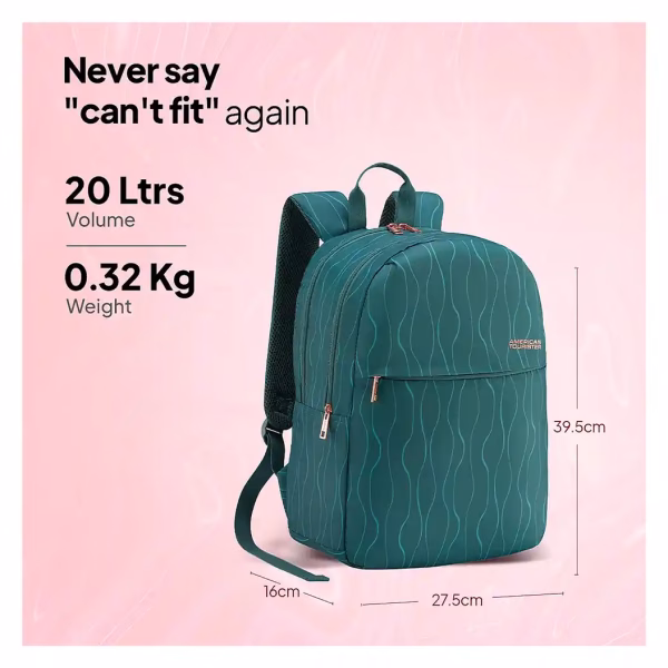 American Tourister Bella Backpacks in Olive