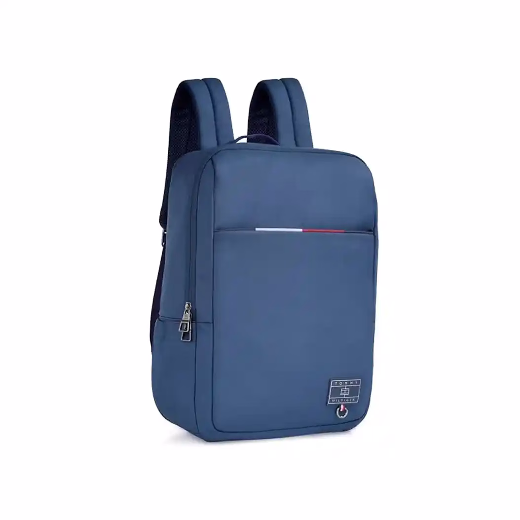 Tommy Hilfiger Prius polyester laptop backpack with a secure zip closure and hidden back pocket. - Baginnov Tommy Hilfiger Prius