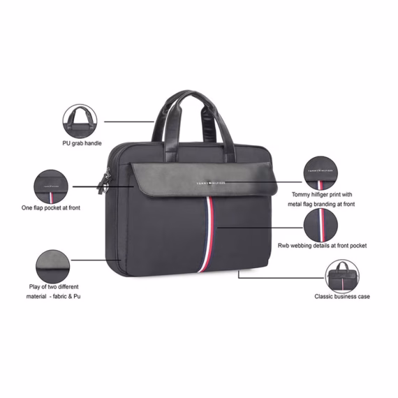 Tommy Hilfiger Vitreous Business File Bag