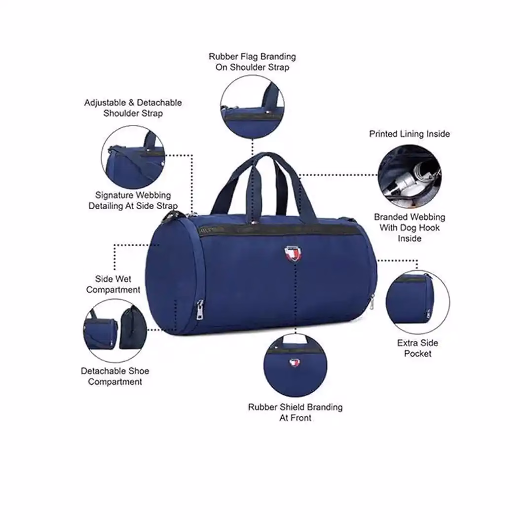 Buy TOMMY HILFIGER Wesley Gym Duffle Bag (Spacious Fitness Carry) Online by Tommy Hilfiger - Baginnov TOMMY HILFIGER Wesley Gym Duffle Bag