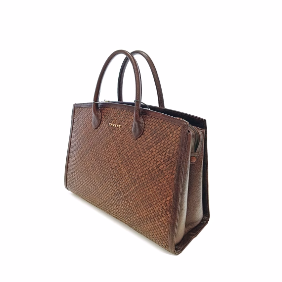 Carybu Hand Bag - LHB - 1001718 CH Hand Bag in Brown