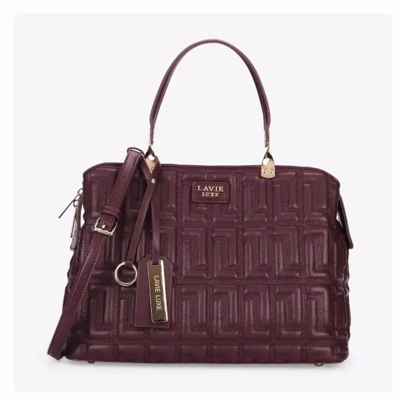 Lavie LX JULI25 MD 3C SAT Hand Bag in Wine
