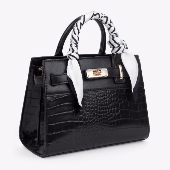 Lavie LX STRAP 3C SM SAT Hand Bag in Black