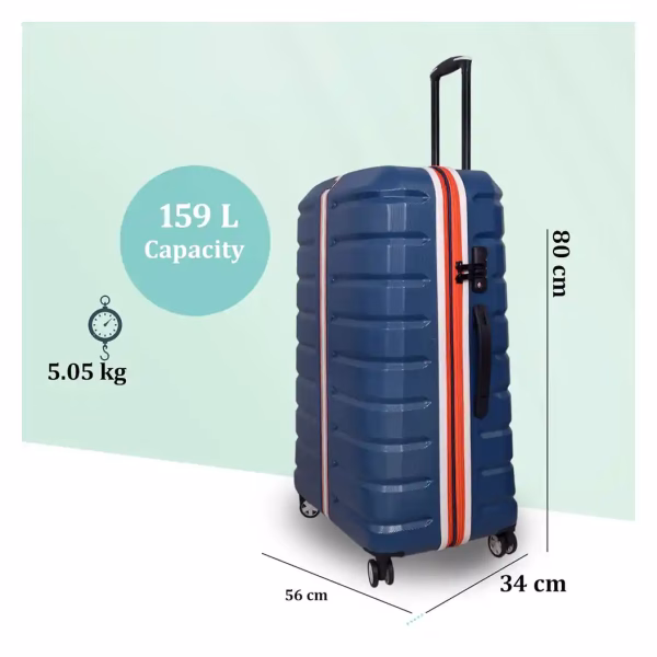 It Luggage Intertide Hard Trolley in Opeal Blue