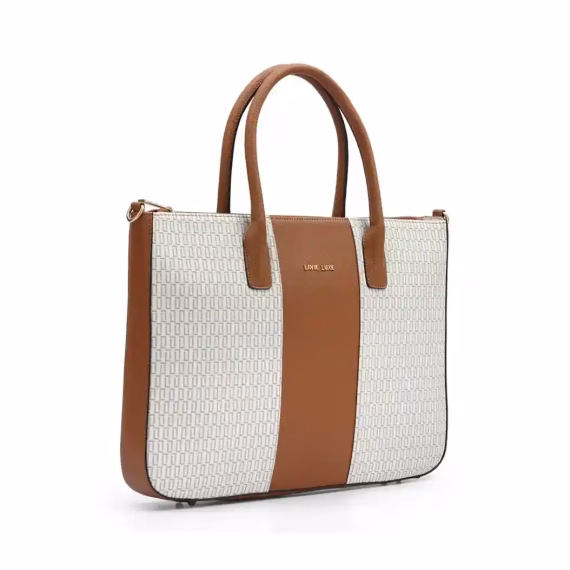 Lavie LX MONO RAILY Hand Bag in Off White