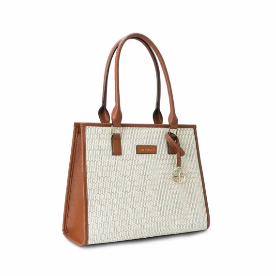 Lavie LX QUAD24 Hand Bag in Off White