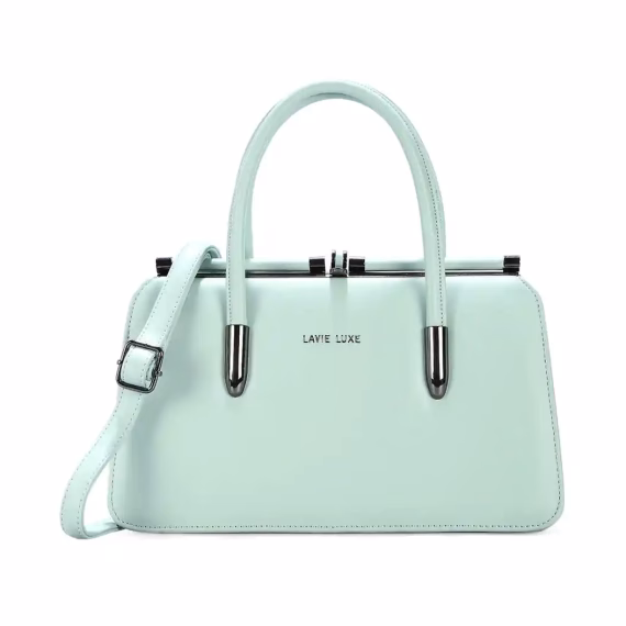Lavie LX Book Emb Frame Hand Bag in Mint