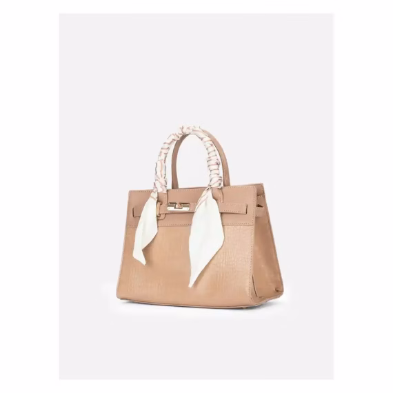 Lavie LX STRAP 3C LG SAT Hand Bag in Beige
