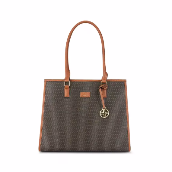 Lavie LX QUAD24 XL BOX Hand Bag in Choco