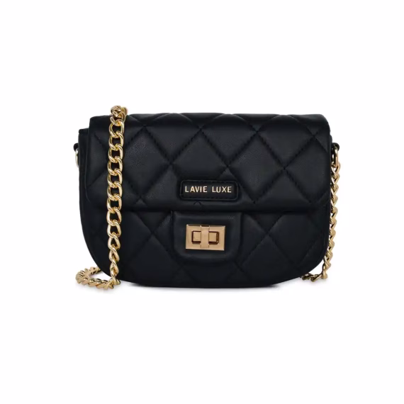 Lavie LX CHAN24 FP SLING- LADIES HANDBAG Sling Bag in Black