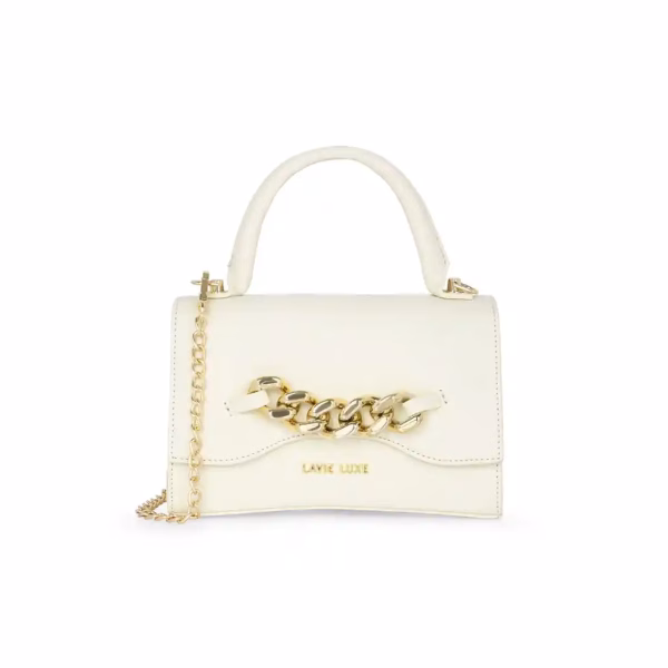 Lavie LX CHAIN24 FP SLING- LADIES HANDBAG Sling Bag in Off White