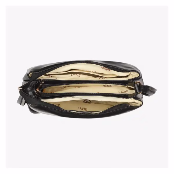 Lavie LX ROSE 3C Hand Bag in Black