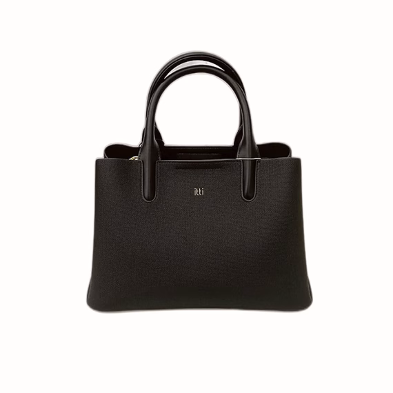 Itti Trapez Hand Bag in Black