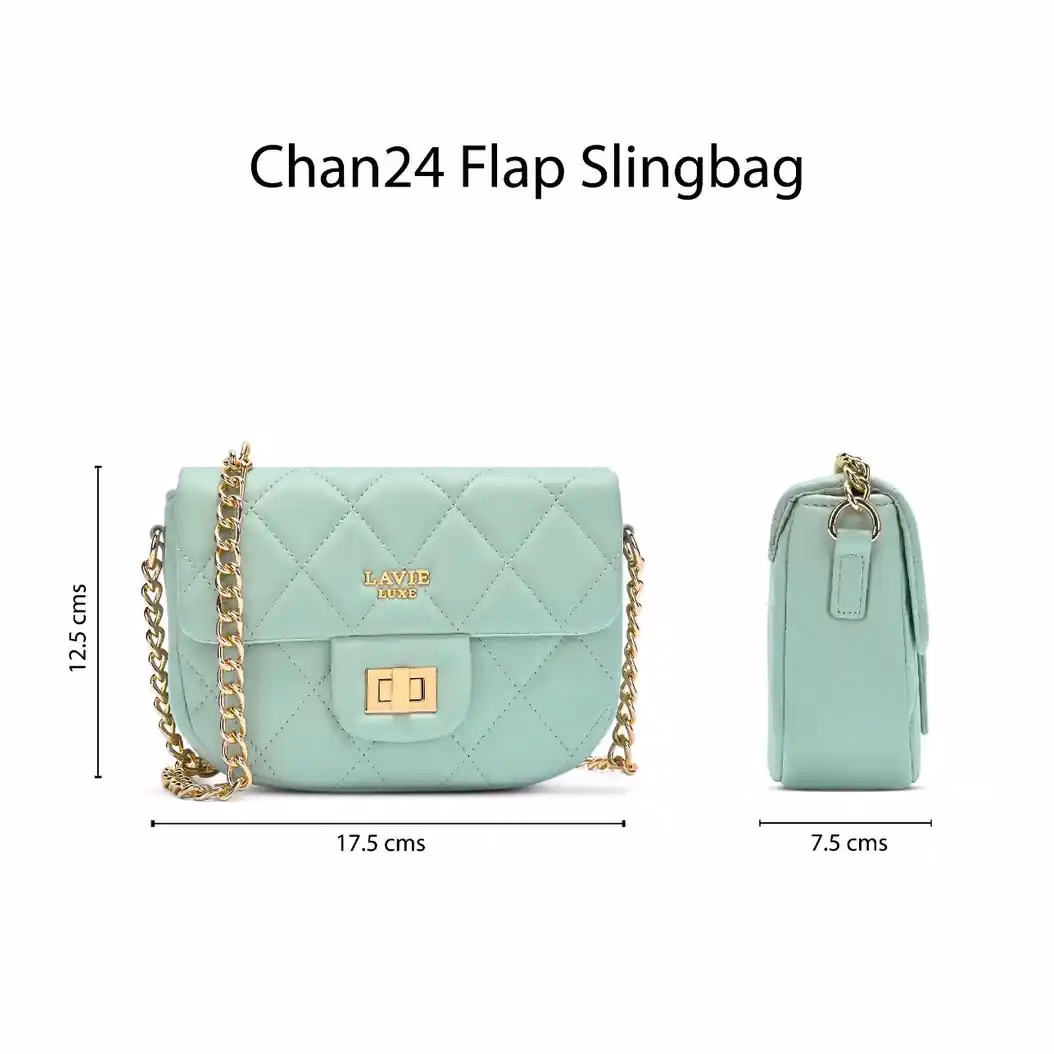 Buy Lavie LX CHAN24 FP Sling Bag Online – Stylish & Reliable LHB - Baginnov Lavie LX CHAN24 FP Sling Bag in Mint