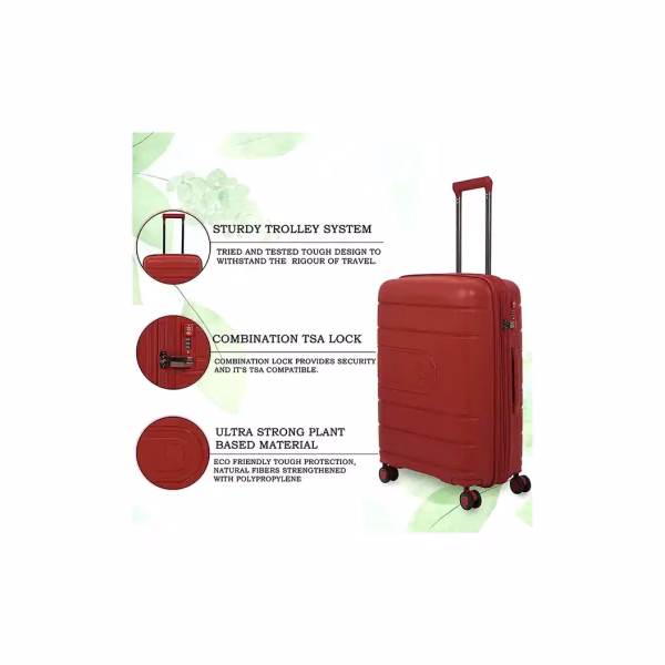 It Luggage ECO-TOUGH Hard Trolley in Red