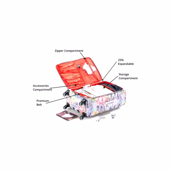 It Luggage EMULATE Soft Trolley in Watercolour