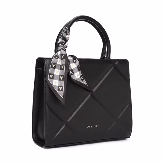 Lavie LX QUARE MD Hand Bag in Black