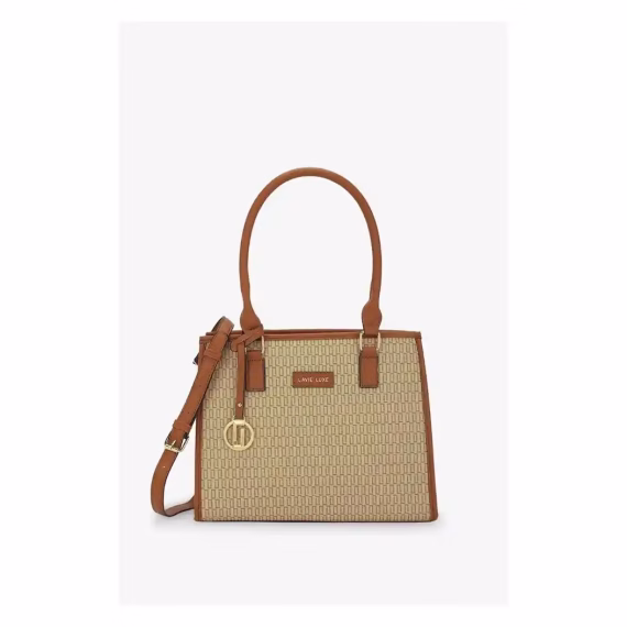 Lavie LX QUAD24 MD BOX Hand Bag in Taupe
