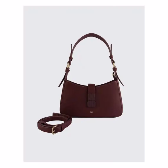 Itti Haze Shoulder Bag in Wine Red