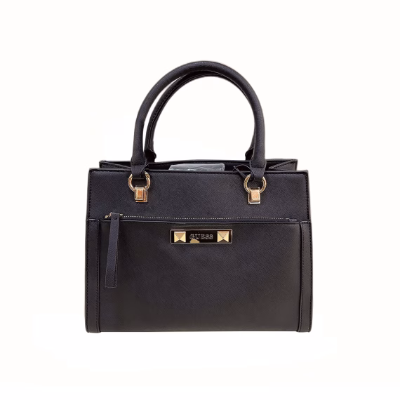 Guess MAZIKEEN SATCHEL Hand Bag in Black