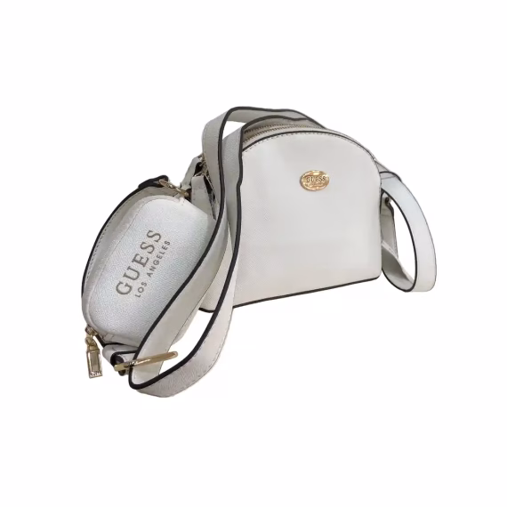 Guess Perdita Mini-1 Cross Body in Whi