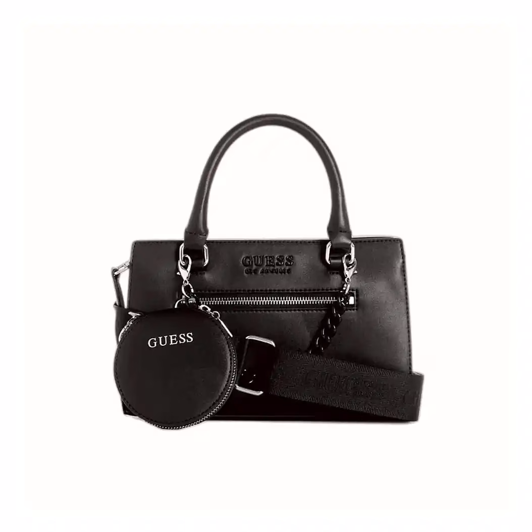 Buy Guess GABINA MINI SATCHEL Hand Bag Online – Stylish & Reliable LHB - Baginnov Guess GABINA MINI SATCHEL Hand Bag in Black