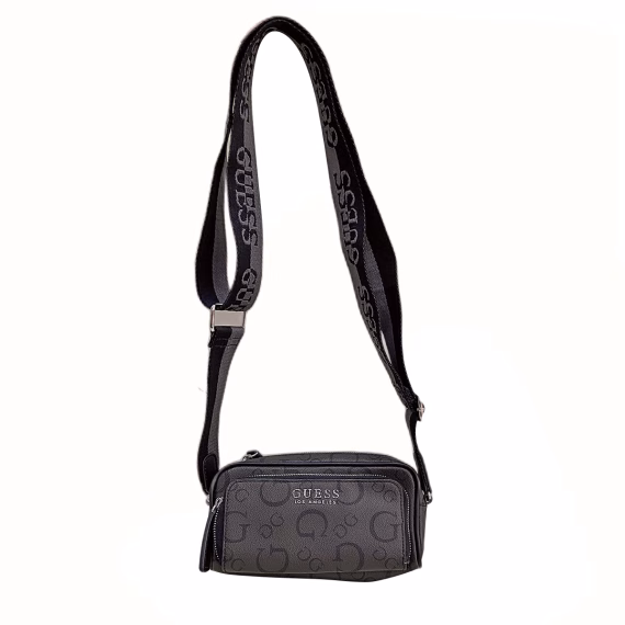 Guess DURFEE MINI Hand Bag in COAL