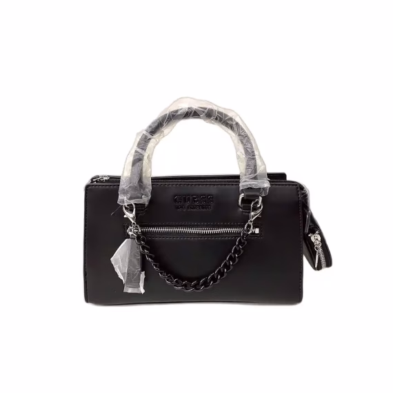 Guess GABINA MINI SATCHEL Hand Bag in Black