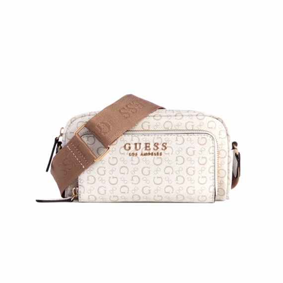 Guess SAFFRON MINI Hand Bag in Whi