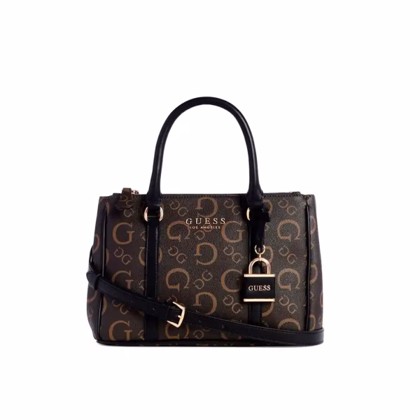 Guess SAFFRON-4 Hand Bag in Nat