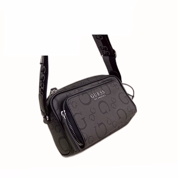 Guess DURFEE MINI Hand Bag in COAL