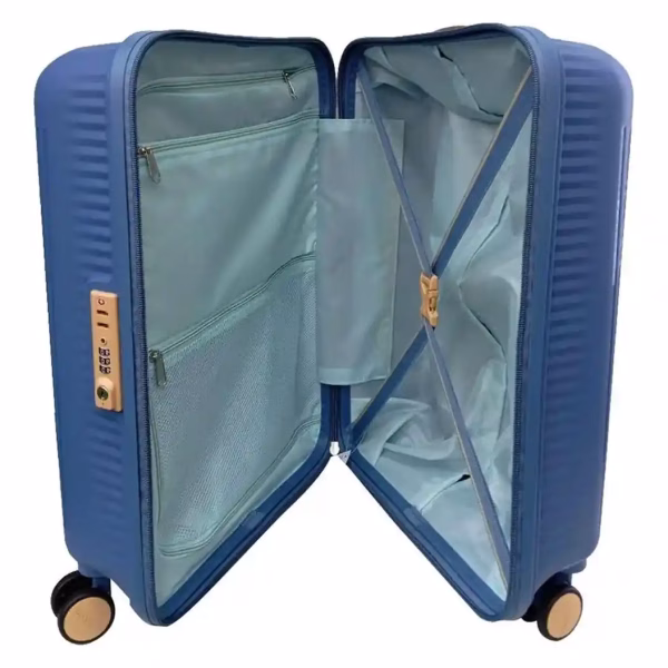 American Tourister Elebrus + Hard Trolley in Cornet Blue