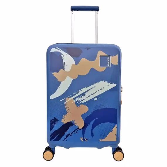 American Tourister Elebrus + Hard Trolley in Cornet Blue