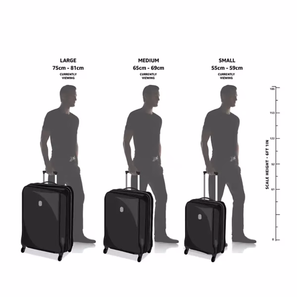 Samsonite STRAREN Hard Trolley in Black