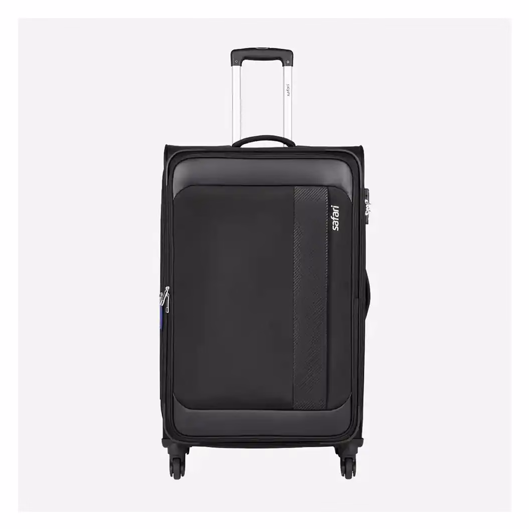 Buy Safari SLANT Soft Trolley Online – Stylish & Reliable Luggage - Baginnov Safari SLANT Soft Trolley in Black