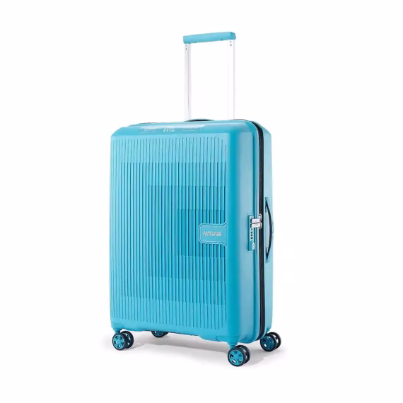 American Tourister AEROSTEP Hard Trolley in N Blue