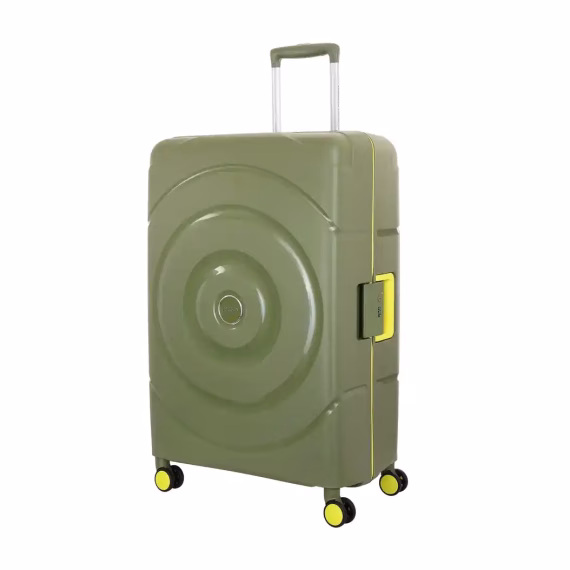 American Tourister CIRCURITY+ Hard Trolley in Olive Green