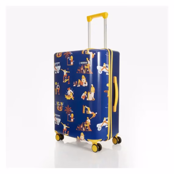 American Tourister MASABA Hard Trolley in Navy