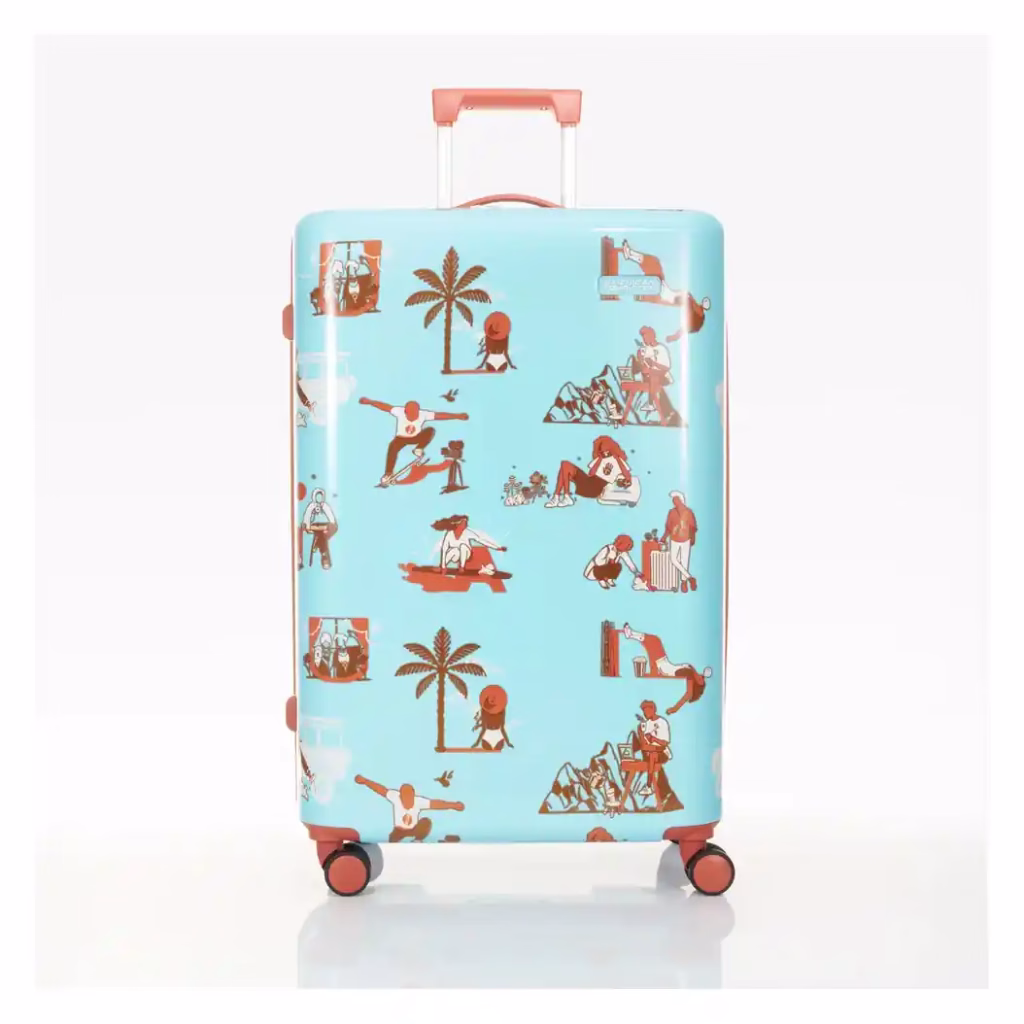 American Tourister MASABA Hard Trolley in Ubn Blue
