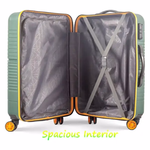 Safari Carter TSA Hard Trolley in Dusk Green